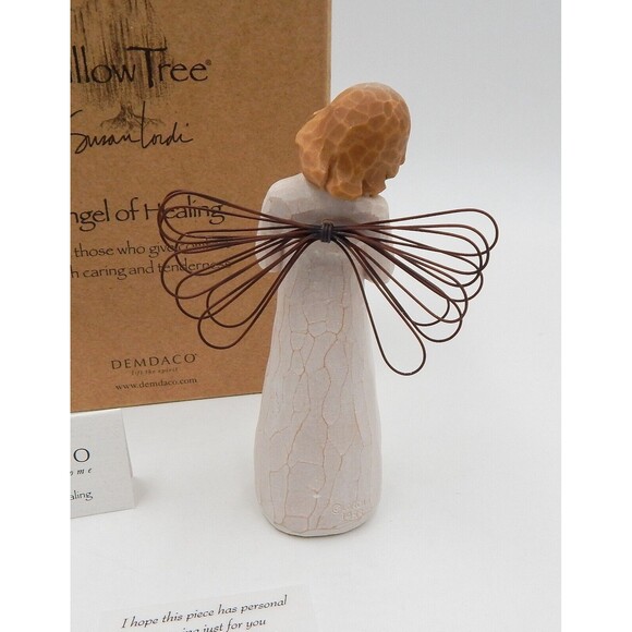 Willow Tree Angel Of Healing Nurturing Songbird Susan Lordi 1999 With Box - Picture 5 of 10